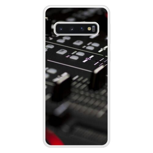 Coque Silicone Renforcée - Compatible Samsung Galaxy S10 - Design Dj Mixer