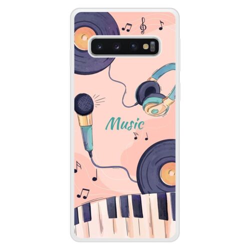 Coque Silicone Renforcée - Compatible Samsung Galaxy S10 - Design Accords En Couleur