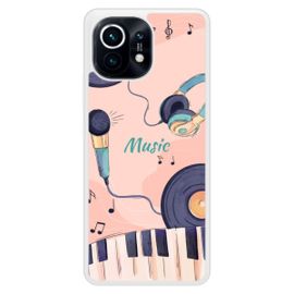 Coque Silicone Renforcée - Compatible Xiaomi Mi 11 - Design Accords En Couleur