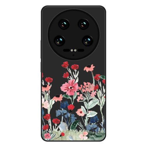 Coque Silicone Renforcée - Compatible Xiaomi 14 Ultra - Design Printemps En Fleurs