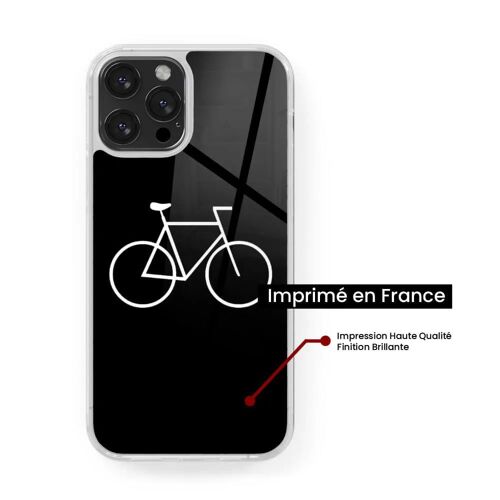 Coque Silicone Renforcée - Compatible Samsung Galaxy A41 - Design Bike Hipster