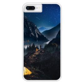Coque Silicone Renforcée - Compatible Apple Iphone 6 - Design Seul En Montagne