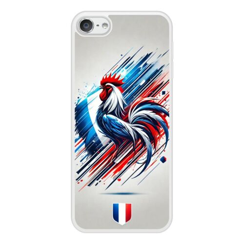 Coque Silicone Renforcée - Compatible Apple Ipod Touch - Design Coq Francais