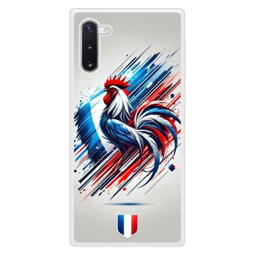 Coque Silicone Renforcée - Compatible Samsung Galaxy Note - Design Coq Francais