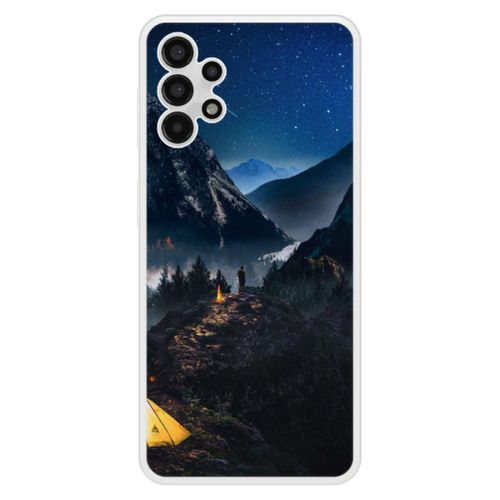 Coque Silicone Renforcée - Compatible Samsung Galaxy A13 - Design Seul En Montagne