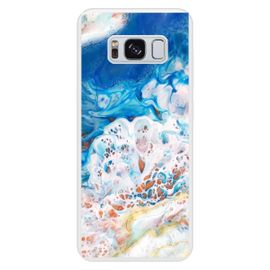 Coque Silicone Renforcée - Compatible Samsung Galaxy S8 - Design Marbre Ocean