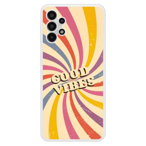 Coque Silicone Renforcée - Compatible Samsung Galaxy A13 - Design Good Vibes