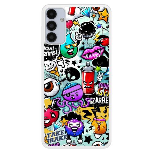 Coque Silicone Renforcée - Compatible Samsung Galaxy A13 - Design Graffiti 2