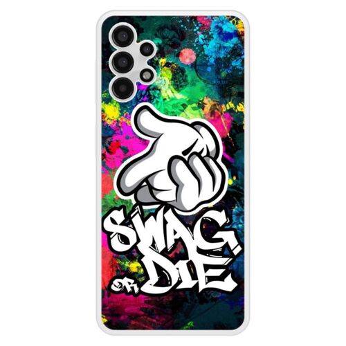 Coque Silicone Renforcée - Compatible Samsung Galaxy A13 - Design Swag Or Die