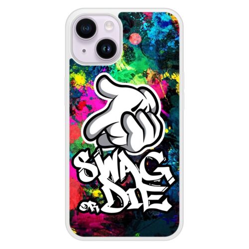 Coque Silicone Renforcée - Compatible Apple Iphone 14 - Design Swag Or Die