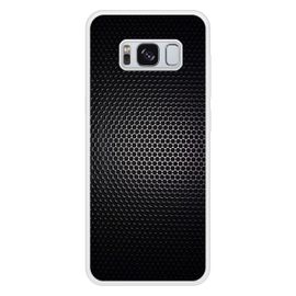 Coque Silicone Renforcée - Compatible Samsung Galaxy S8 - Design Dark Metal