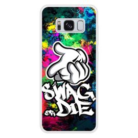 Coque Silicone Renforcée - Compatible Samsung Galaxy S8 - Design Swag Or Die
