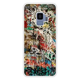 Coque Silicone Renforcée - Compatible Samsung Galaxy S9 - Design Graffiti 1