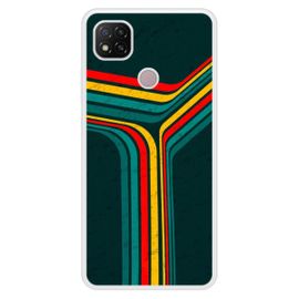 Coque Silicone Renforcée - Compatible Xiaomi Redmi 9c - Design Retro Lines