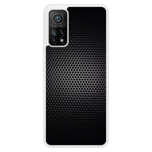 Coque Silicone Renforcée - Compatible Xiaomi Mi 10t - Design Dark Metal