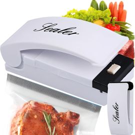 Machine Sous Vide Alimentaire-Appareil De Mise Sous Vide Avec 6 Modes-bac De Récupération Amovible-lame De Coupe Et Deux Fils Chauffants