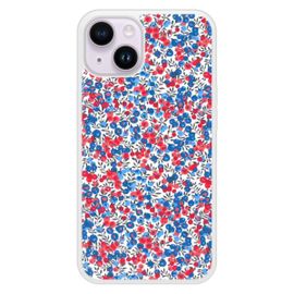 Coque Silicone Renforcée - Compatible Apple Iphone 14 - Design Liberty Wiltshire Bleu