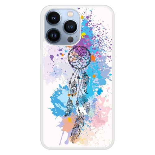 Coque Silicone Renforcée - Compatible Apple Iphone 13 - Design Dreamcatcher Color