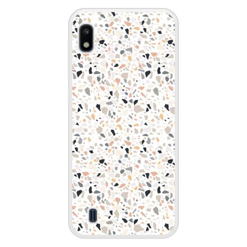 Coque Silicone Renforcée - Compatible Samsung Galaxy A10 - Design Terrazzo Color