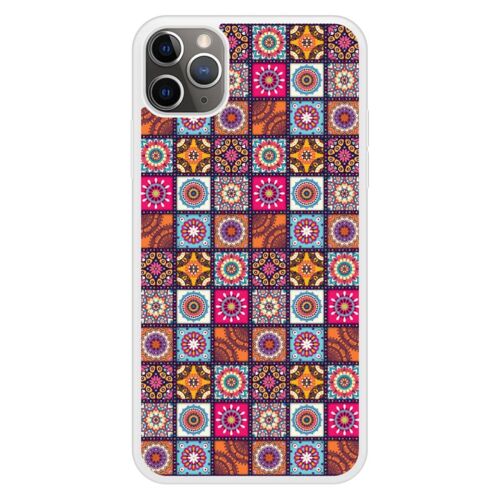 Coque Silicone Renforcée - Compatible Apple Iphone 11 - Design Patchwork Mandala