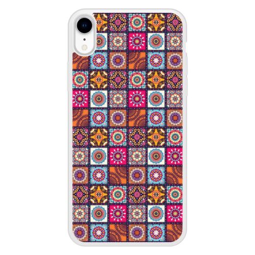 Coque Silicone Renforcée - Compatible Apple Iphone Xr - Design Patchwork Mandala