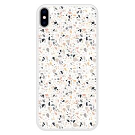 Coque Silicone Renforcée - Compatible Apple Iphone Xs - Design Terrazzo Color