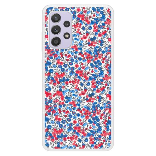 Coque Silicone Renforcée - Compatible Samsung Galaxy A52 - Design Liberty Wiltshire Bleu