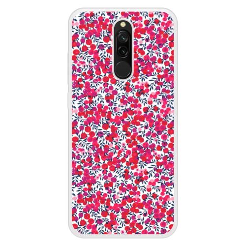 Coque Silicone Renforcée - Compatible Xiaomi Redmi Note - Design Liberty Wiltshire Rouge