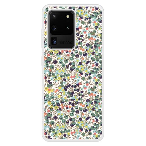 Coque Silicone Renforcée - Compatible Samsung Galaxy S20 - Design Liberty Wiltshire Vert