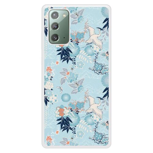 Coque Silicone Renforcée - Compatible Samsung Galaxy Note - Design Kimono