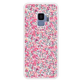 Coque Silicone Renforcée - Compatible Samsung Galaxy S9 - Design Liberty Wiltshire Rose