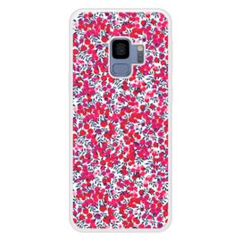 Coque Silicone Renforcée - Compatible Samsung Galaxy S9 - Design Liberty Wiltshire Rouge