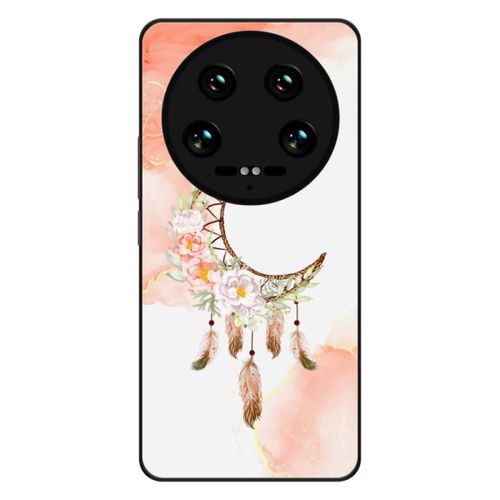 Coque Silicone Renforcée - Compatible Xiaomi 14 Ultra - Design Dreamcatcher Lune