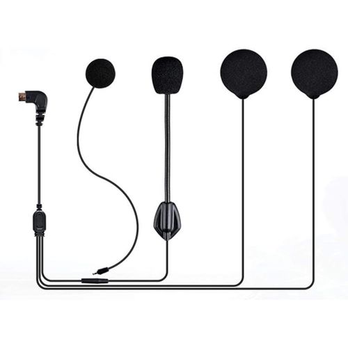 Kalanka-Casque De Moto Bluetooth Avec Intercom Et Oreillette, Interphone Pour Casque, Fdcvb (Microphone)