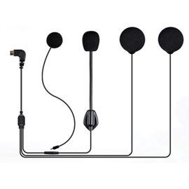 Kalanka-Casque De Moto Bluetooth Avec Intercom Et Oreillette, Interphone Pour Casque, Fdcvb (Microphone)