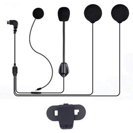 Kalanka-Accessoires Pour Casque Moto, Ecouteur Et Micro Casque Moto+Clip Pour Intercom Tcomsc Tcomvb Tmax Fx(Version Postérieure À 2021),5 Pin