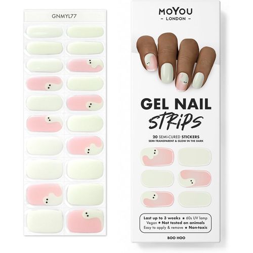 Autocollants Auto-Adhésifs Pour Ongles En Gel Semi-Durci, Lampe Uv/Led Requise, 20 Enveloppes De Vernis À Ongles En Gel, Autocollants Pour Nail Art - Femme Fatale 