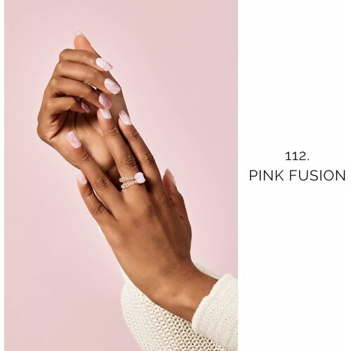 Autocollant Ongle Gel Uv | 20pcs French Ombre Faux Ongles Autocollants Adhesif | Semi-Durci Vernis Autocollant Ongles Uv Pour Nail Art,Cadeau Femme, Pink Fusion 