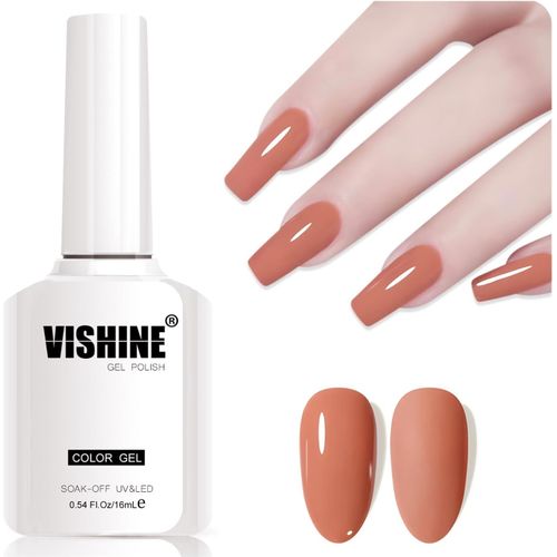 Jaune Vif Vernis Gel Semi-Permanent, 1 Pcs 16ml Soak-Off Uv Led Vernis À Ongles Gel Pour Diy Nail Art & Home Manicure, Couleur L329 Jaune Citron 