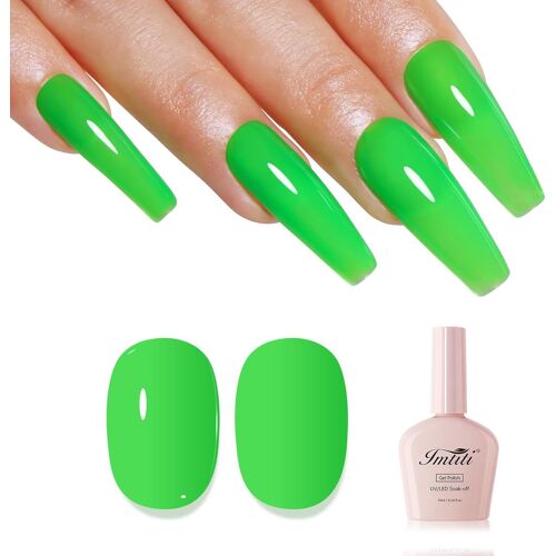 N¿¿On Vernis Semi Permanent, N¿¿On Vert Vernis Gel Uv Semi Permanent Gel Nail Polish Printemps ?T¿¿ French Vernis ? Ongles Gels Semi Permanents Diy Art Uv Led Soak Off 10ml 