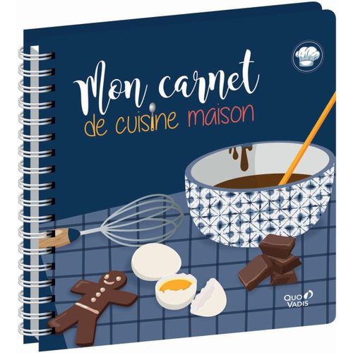 Chenquansarl-Carnet De Cuisine - Spiralé - Français - Carnets Thématiques - Multicolore - 24x24cm - Papier Clairefontaine Blanc - Fabrication França