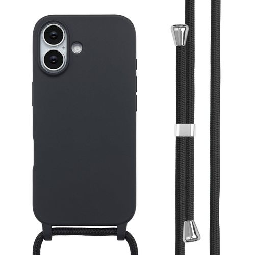 Imoshion Coque En Silicone Avec Cordon Iphone 17 Noir