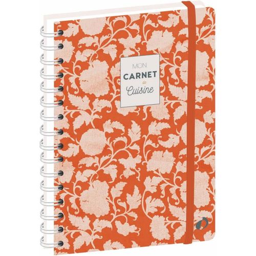 Chenquansarl-Carnet De Cuisine - Spiralé - Français - Carnets Thématiques - Multicolore - 15x21cm - Papier Clairefontaine Blanc - Fabrication França