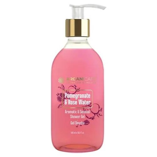 Gel Douche - Arganicare - Grenade & Eau De Rose - 500ml - Hydratant - Nourrissant - Parfumé 