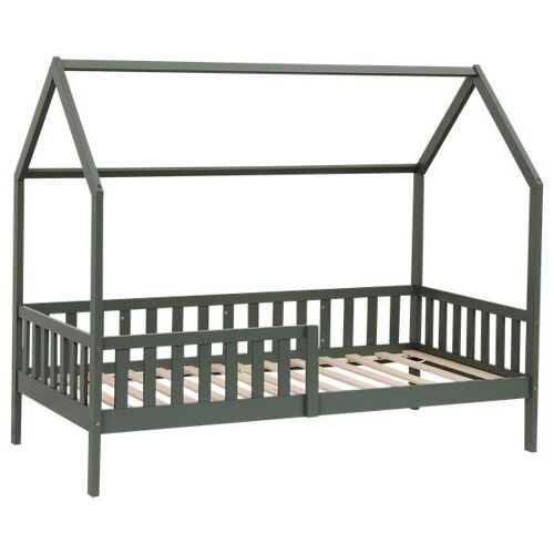 Lit cabane pour enfant 190x90cm vert MARCEAU