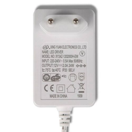 Alimentation Pour Pour Rampe Guirlande De Leds 12v 2a Ac Dc Adapter Led Driver Supply Blanc 2a 24w 12v Livarno Lux Weee 5m Livarnolux 14141006l Guirlande Lumineuse Alimentation Électrique Led