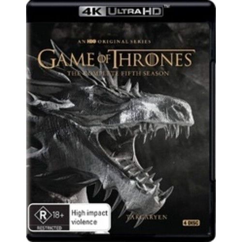 Game Of Thrones: The Complete Fifth Season [Ultra Hd] Australia - Import