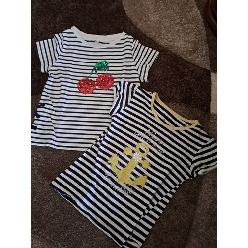 Lot De 2 Tshirts Marin 4 Ans
