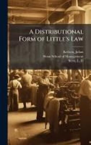 A Distributional Form Of Little's Law