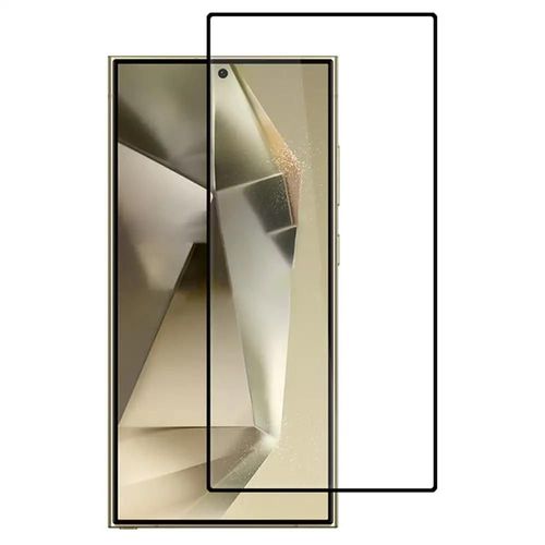 Verre Trempe Pour Samsung Galaxy S25 Ultra 5g - [Lot De 2] Film De Protection Incurve Integral - Noir